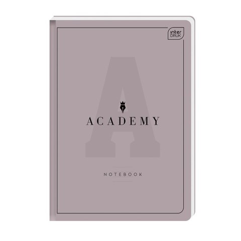 Brulion ACADEMY A4/96 = A4 96k. 90g linia Interdruk (BRA4=ACADE) Interdruk