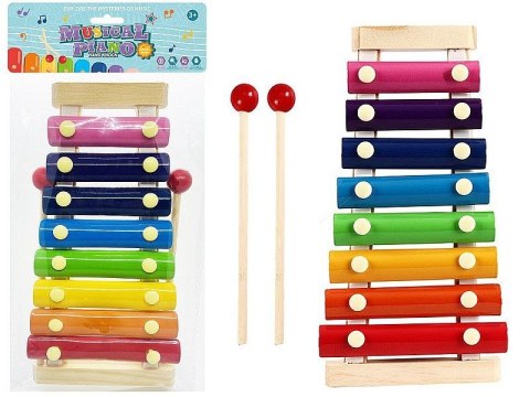 Cymbałki drewniane 8 tonów Adar (622647) Adar