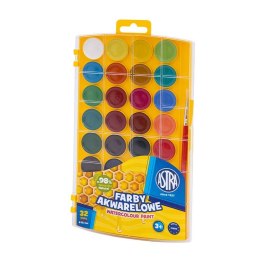 Farby akwarelowe z eurozawieszką 36 kolor. Astra (302023002) Astra