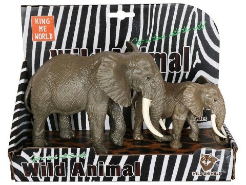 Figurka zestaw 2 słoni Adar (622821) Adar