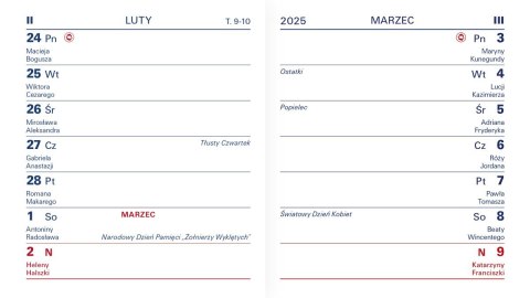 Kalendarz książkowy (terminarz) EWA IMPRESS kieszonkowy 71mm x 81mm Telegraph Telegraph