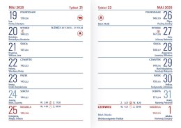 Kalendarz książkowy (terminarz) EKO IMPRESS kieszonkowy A6 72mm x 104mm Wydawnictwo Telegraph (K2) Wydawnictwo Telegraph