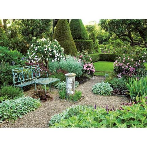 Kalendarz ścienny OGRODY RAJSKIE 13-planszowe 2024 320mm x 470mm Lucrum (RW11) Lucrum