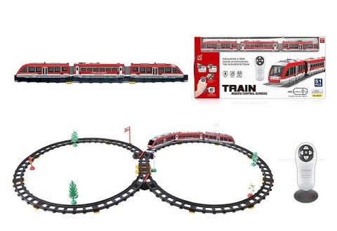 Kolejka sterowana, na podczerwień, 51 części, światło, dźwięk Adar (539426) Adar