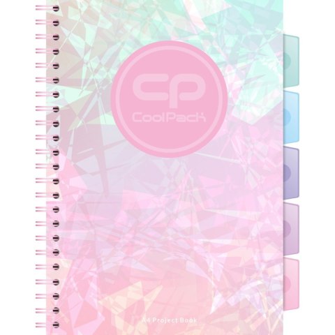Kołozeszyt (kołonotatnik) CoolPack TIE DYE A4 krata Patio (93761CP) Patio
