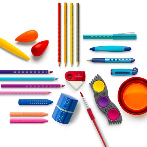 Kredki ołówkowe Jumbo 12 kol. Faber Castell (110912) Faber Castell