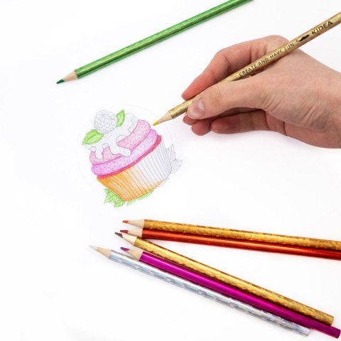 Kredki ołówkowe 12 kol. Kidea (KH12KKA) Kidea