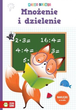 Książeczka edukacyjna Mądra główka. Mnożenie i dzielenie Zielona Sowa Zielona Sowa