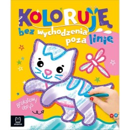 Książka dla dzieci Brokatowy obrys. Z kotkiem Aksjomat Aksjomat