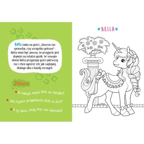 Książka dla dzieci Jednorożce i pegazy Malowanka z farbkami i pędzelkiem