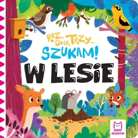 Książka dla dzieci Raz, dwa, trzy - szukam! W lesie