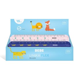 Linijka gumowa BB KIDS BB Kids flex 15cm Interdruk (15 cm) Interdruk