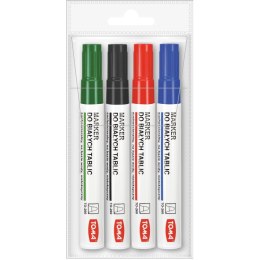 Marker suchościeralny wkład 4 kolory ścięta końcówka Toma (TO-260) Toma