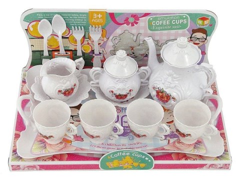 Naczynia zestaw do herbaty z tacą Adar (606289) Adar