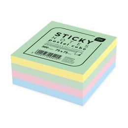 Notes samoprzylepny (karteczki) mix 300k [mm:] 75x75 Interdruk (5902277295415) Interdruk
