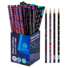 Ołówek ASTRAPEN Neon Cats grafitowy HB trójkątny HB Astra (206023003) Astra