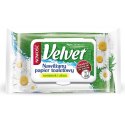 Papier toaletowy nawilżany Camomile&Aloe Vera kolor: biały 48 szt Velvet Velvet