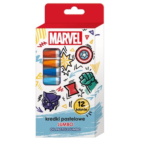 Pastele olejne AVENGERS 12 kol. Rexus (114135) Rexus