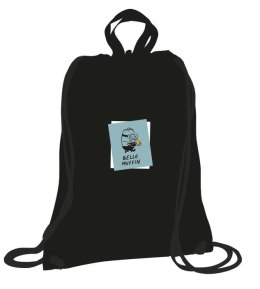 Plecak (worek) na sznurkach MINIONKI czarna Beniamin (9243) Beniamin