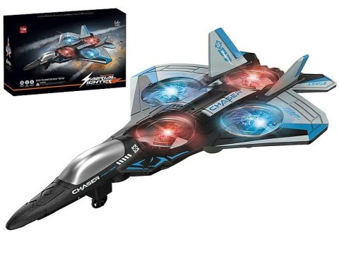 Samolot sterowany, lekki z materiału EPP, światła LED Adar (622760) Adar