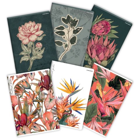 Zeszyt A4 FLOWERS 60k. 70g krata Top 2000 (400169430) Top 2000