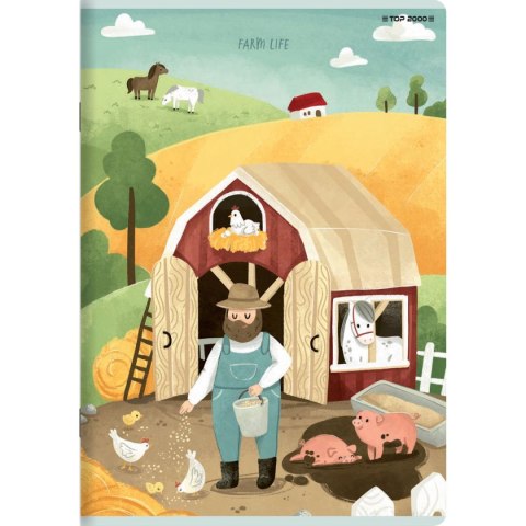 Zeszyt megamix A5 16k. 70g krata Top 2000 (400168844) Top 2000