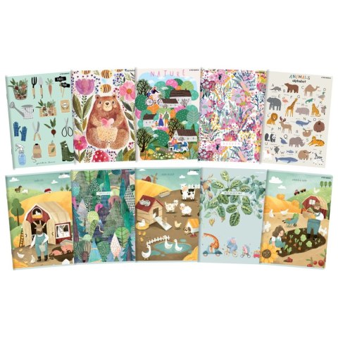 Zeszyt megamix A5 16k. 70g podwójna linia kolor Top 2000 (400168845) Top 2000