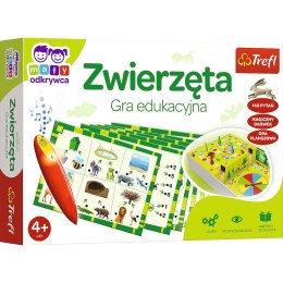 Gra edukacyjna Zwierzęta Mały Odkrywca i Magiczny Ołówek Zwierzęta Magiczny ołówek Trefl (02111) Trefl