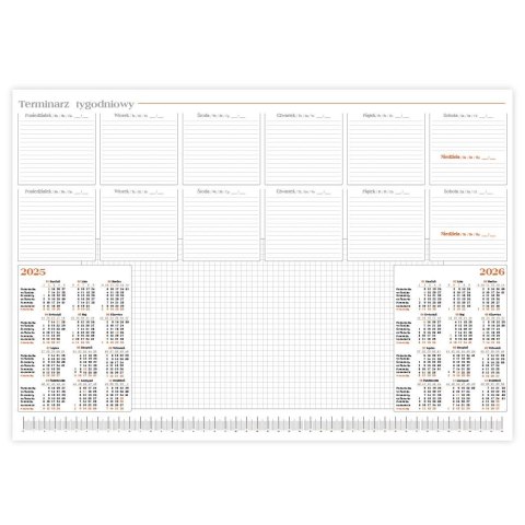 Kalendarz biurkowy 470mm x 370mm Lucrum (BF4) Lucrum