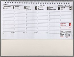 Kalendarz biurkowy biurkowe 135mm x 260mm Darrieus Darrieus