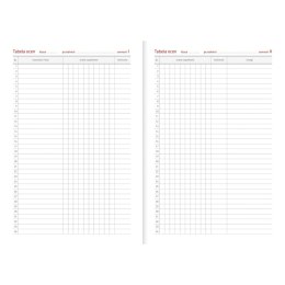 Kalendarz nauczyciela książkowy (terminarz) GRANATOWY NEBRASKA Z GUMKĄ A5 Wydawnictwo Wokół Nas (A5DN074B) Wydawnictwo Wokół Nas