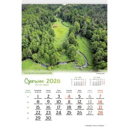 Kalendarz ścienny 13-planszowe 320mm x 470mm Lucrum (RW04) Lucrum