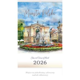 Kalendarz ścienny 13-planszowe 320mm x 470mm Lucrum (RW06) Lucrum