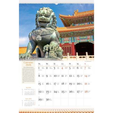 Kalendarz ścienny 13-planszowe 320mm x 470mm Lucrum (RW11) Lucrum