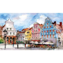 Kalendarz ścienny Akwarele Z Polski notatnikowy 110mm x 470mm Lucrum (WN04) Lucrum