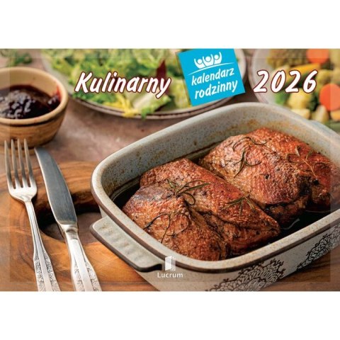 Kalendarz ścienny Kulinarny rodzinny 2026 280mm x 200mm Lucrum (WL01) Lucrum
