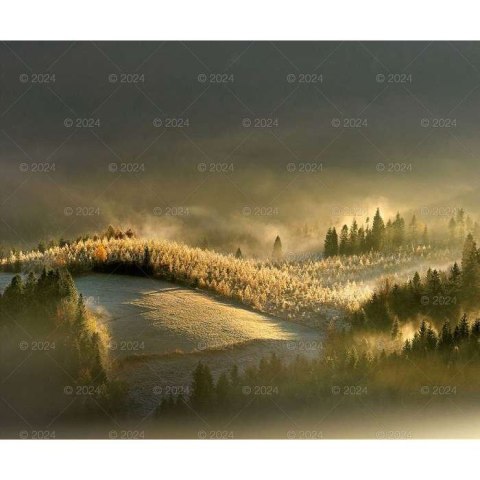 Kalendarz ścienny MAGICZNA POLSKA 13-planszowe 2024 320mm x 470mm Lucrum (RW02) Lucrum