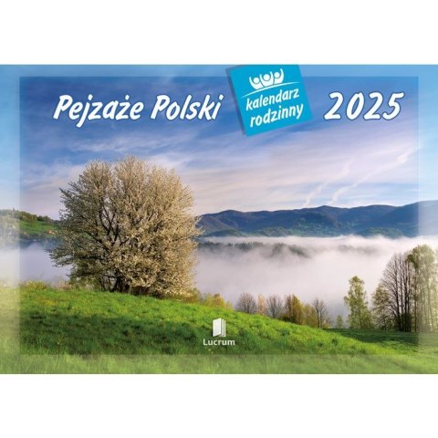Kalendarz ścienny Pejzaże Polski rodzinny 2023 280mm x 200mm Lucrum (WL03) Lucrum