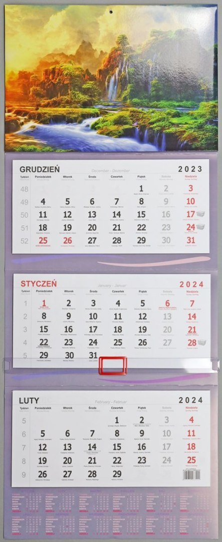 Kalendarz ścienny ścienne Darrieus Darrieus