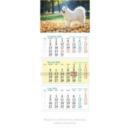 Kalendarz ścienny trójdzielny x 320mm Lucrum (KT14) Lucrum