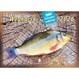 Kalendarz ścienny wędkarski rodzinny 280mm x 200mm Lucrum (WL14) Lucrum