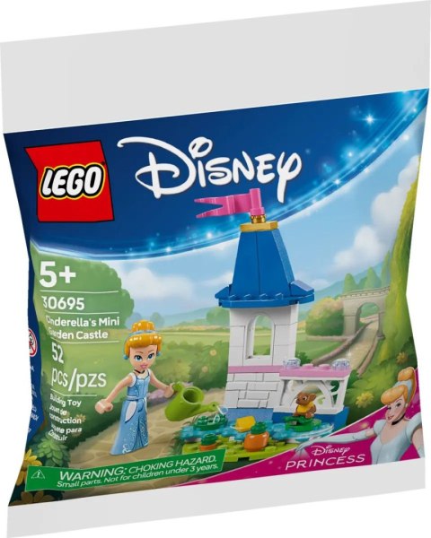 Klocki konstrukcyjne Disney Princess Miniaturowy zamek Kopciuszka z ogrodem Lego (30695) Lego