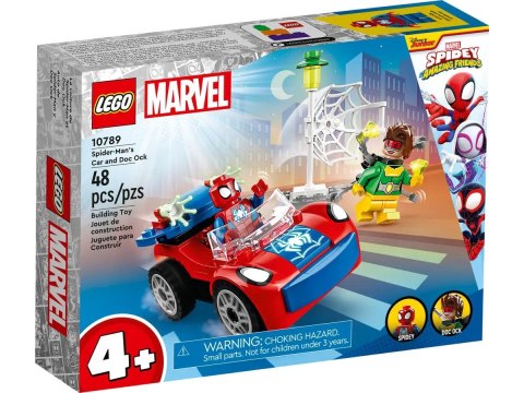 Klocki konstrukcyjne Marvel Samochód Spider-Mana i Doc Ock Lego (10789) Lego