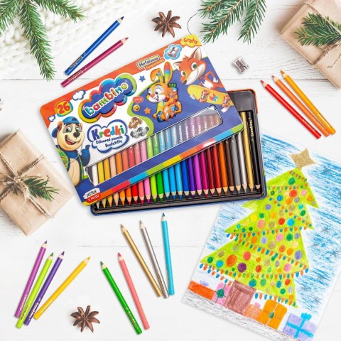 Kredki ołówkowe Bambino 26 kol. St.Majewski St.Majewski