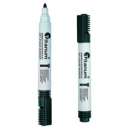 Marker suchościeralny wkład czarny 3,0mm okrągła końcówka Titanum (BY1026-02) Titanum