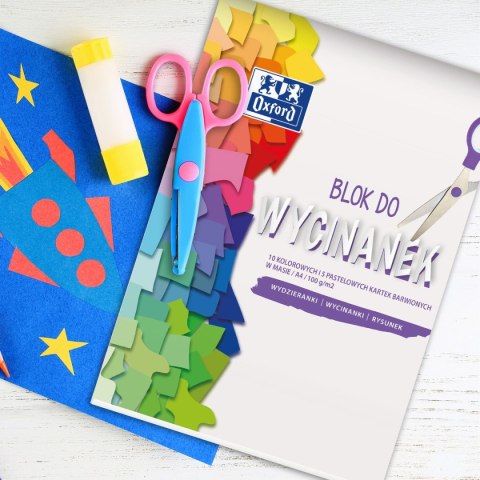 Papier kolorowy kolor A4 mix 15k. Oxford (400166084) Oxford