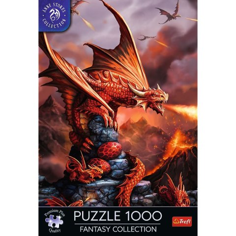 Puzzle Premium Plus Ognisty Smok 1000 el. Trefl (10900) Trefl