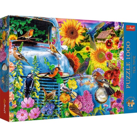 Puzzle Premium Plus Wiejska sielanka: Śpiewające Ptaki 1000 el. Trefl (10848) Trefl