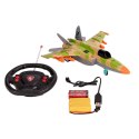 Samolot myśliwski na rado, 4 funkcje, jeździ, z ładowarką Adar (522138) Adar