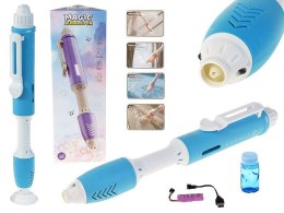 Zestaw kreatywny dla dzieci magiczny długopis piszący bańkami mydlanymi, z płynem 50ml Adar (622111) Adar